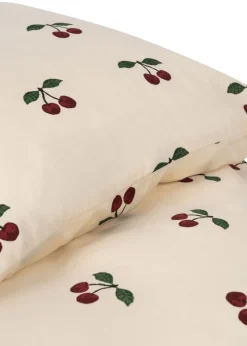 Clearance Konges Sløjd junior sengesæt 100x140 - MA GRANDE CERISE magrandecerise