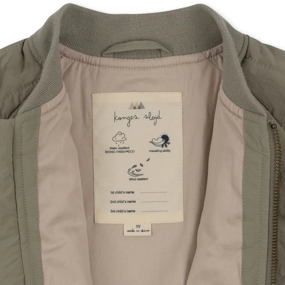 Outlet Konges Sløjd juno bomberjakke - LAUREL OAK laureloak