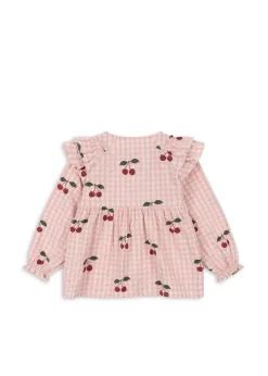 Hot Konges Sløjd kim bluse - CHERRY CHECK cherrycheck
