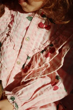 Hot Konges Sløjd kim kjole - CHERRY CHECK cherrycheck