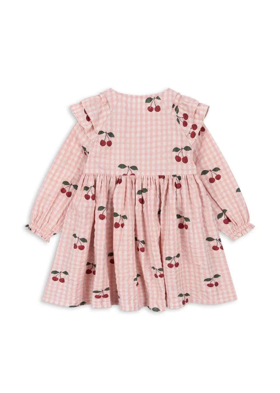 Hot Konges Sløjd kim kjole - CHERRY CHECK cherrycheck