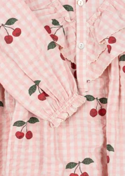 Hot Konges Sløjd kim kjole - CHERRY CHECK cherrycheck