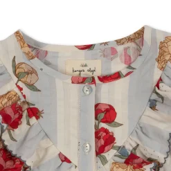 Outlet Konges Sløjd kim kortærmet skjorte - PEONY STRIPE peonystripe