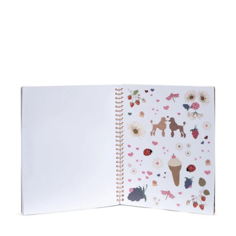 Store Konges Sløjd klistermærkebog - blush