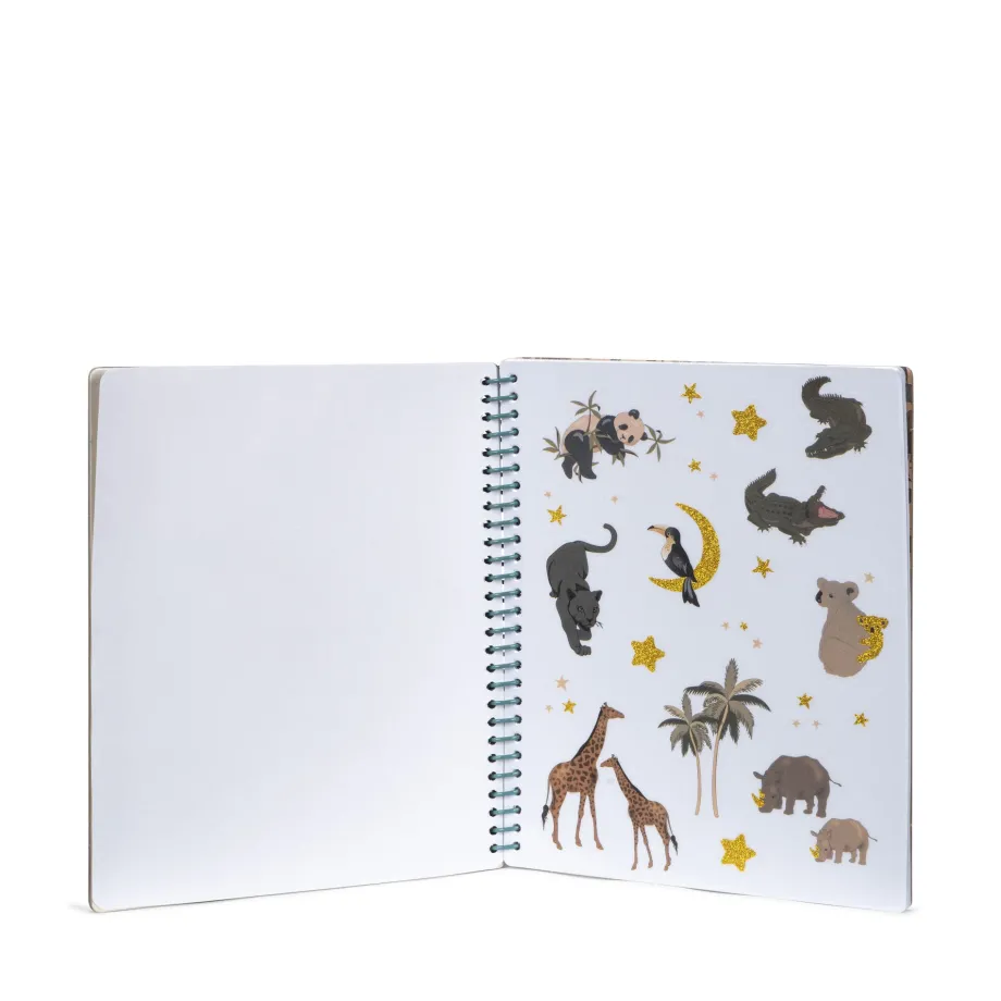 Best Konges Sløjd klistermærkebog - green