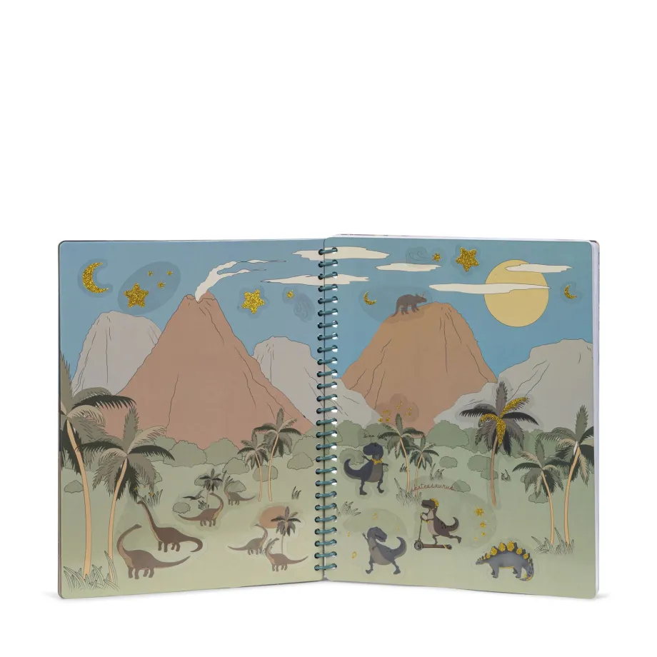 Best Konges Sløjd klistermærkebog - green