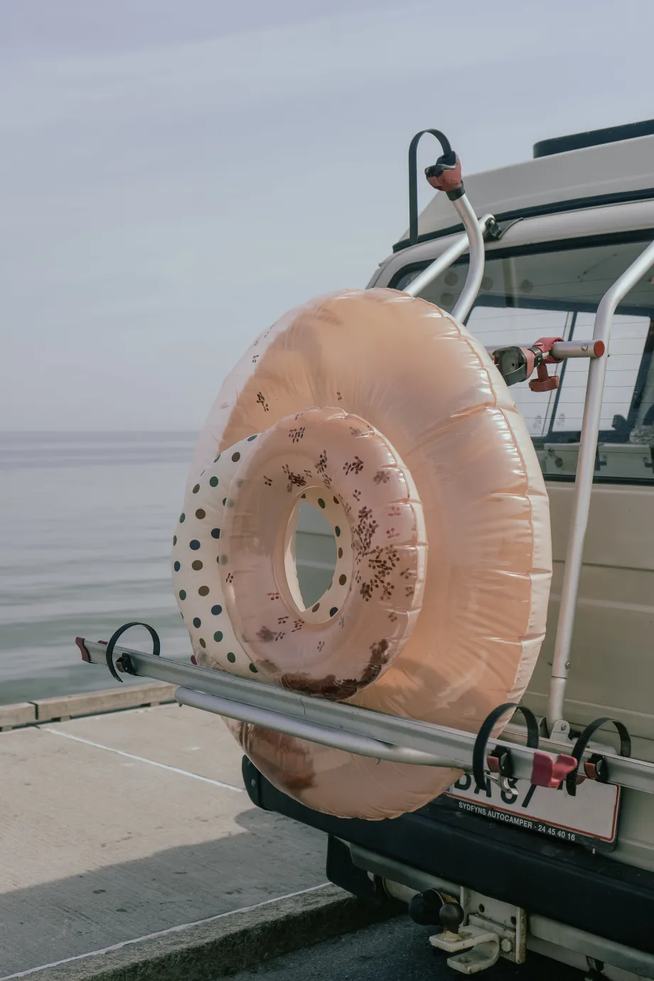 Discount Konges Sløjd kæmpe badering - BLUSH TRANSPARENT blushtransparent