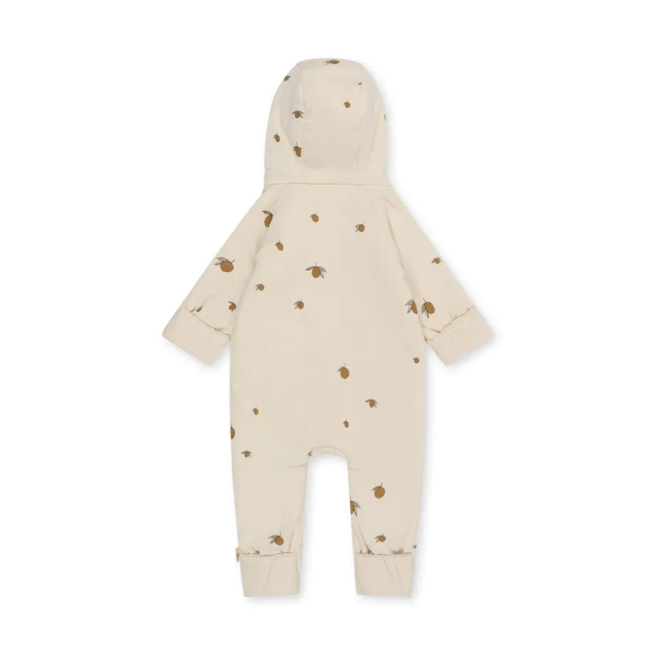 New Konges Sløjd køredragt med hætte - lemon