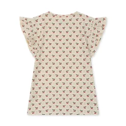 Flash Sale Konges Sløjd lin kjole - CHERRY MOTIF cherrymotif