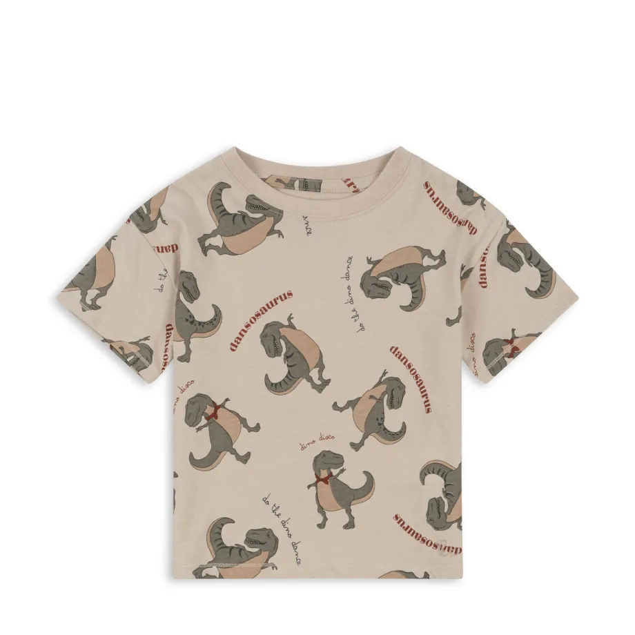 Best Sale Konges Sløjd lin tee - dansosaurus