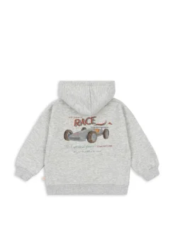 Store Konges Sløjd lou hættetrøje - GREY MELANGE greymelange