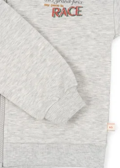 Store Konges Sløjd lou hættetrøje - GREY MELANGE greymelange