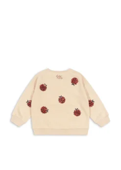 New Konges Sløjd Lou Ladybug Sweatshirt - ladybug glitter ladybugglitter