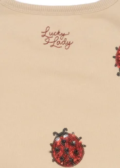 New Konges Sløjd Lou Ladybug Sweatshirt - ladybug glitter ladybugglitter