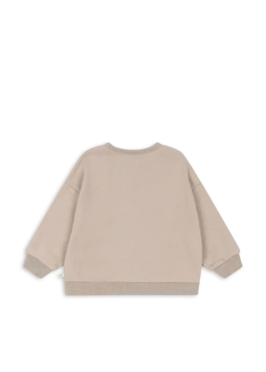 Clearance Konges Sløjd lou sweatshirt - FRENCH OAK frenchoak