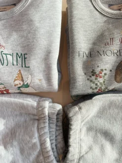 Hot Konges Sløjd lou sweatshirt - grey melange greymelange