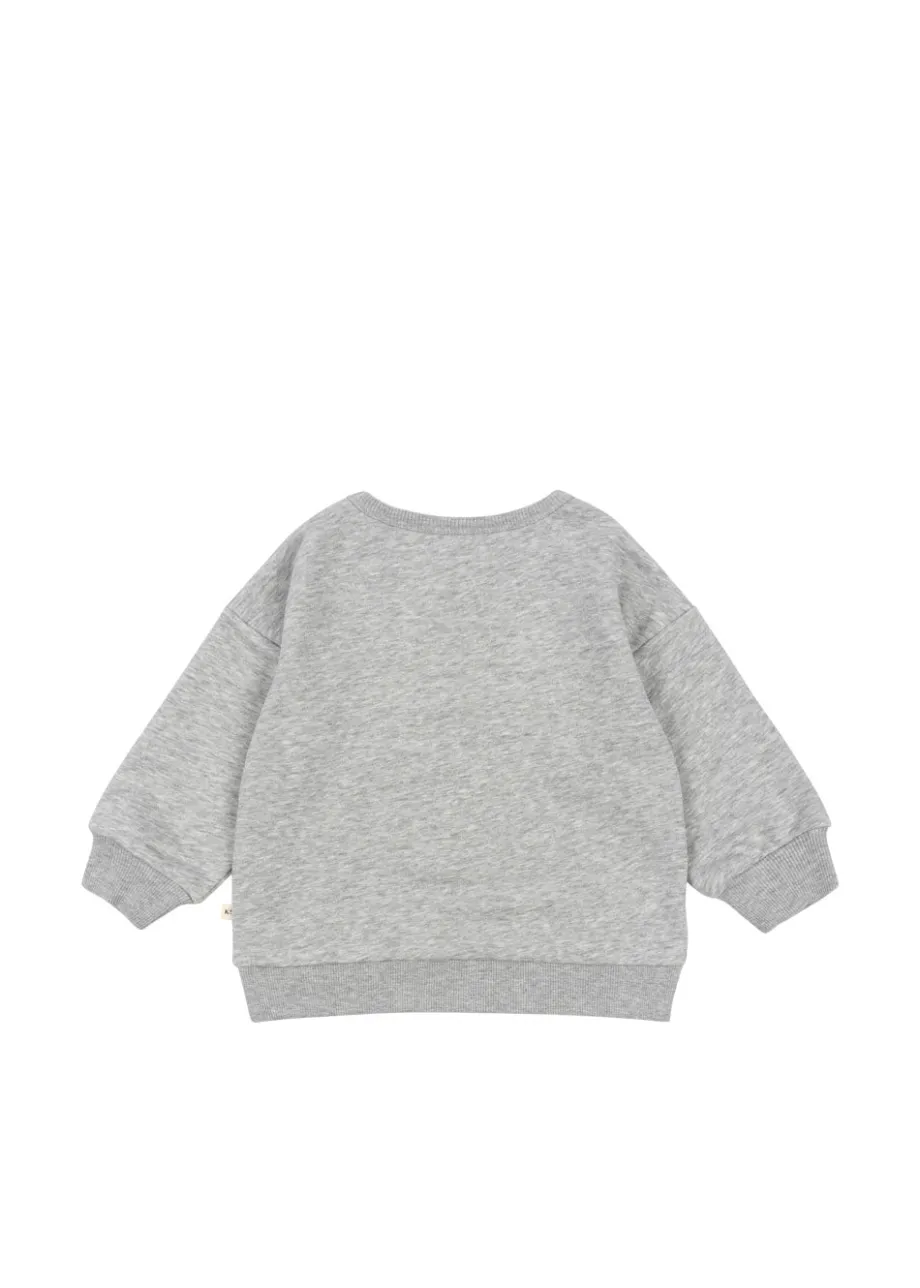 Hot Konges Sløjd lou sweatshirt - grey melange greymelange