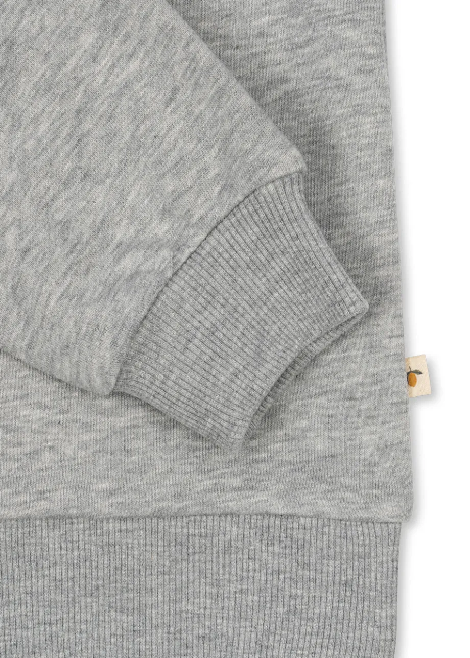 Hot Konges Sløjd lou sweatshirt - grey melange greymelange