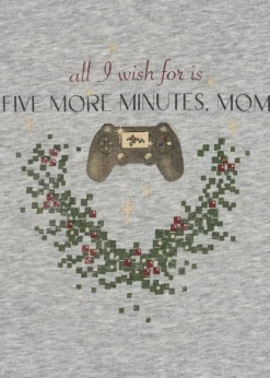 Hot Konges Sløjd lou sweatshirt - grey melange greymelange