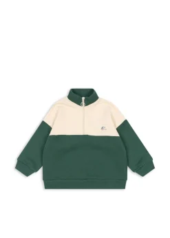 Outlet Konges Sløjd lou sweatshirt - SMOKE PINE smokepine
