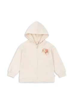 Shop Konges Sløjd loupy lou hættetrøje - ecru