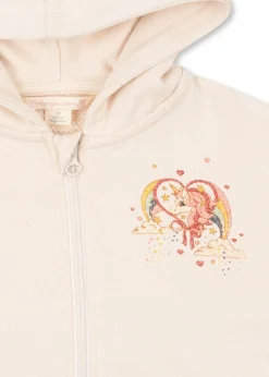 Shop Konges Sløjd loupy lou hættetrøje - ecru