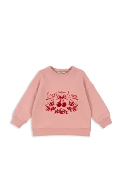 Best Konges Sløjd Loupy lou sweatshirt - bow rose bowrose