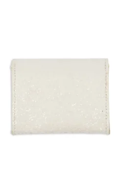 Hot Konges Sløjd LOVE LETTER PUNG - cream glitter creamglitter