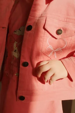 Online Konges Sløjd Lucky jakke - flamingo plume flamingoplume