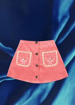 Outlet Konges Sløjd Lucky nederdel - flamingo plume flamingoplume