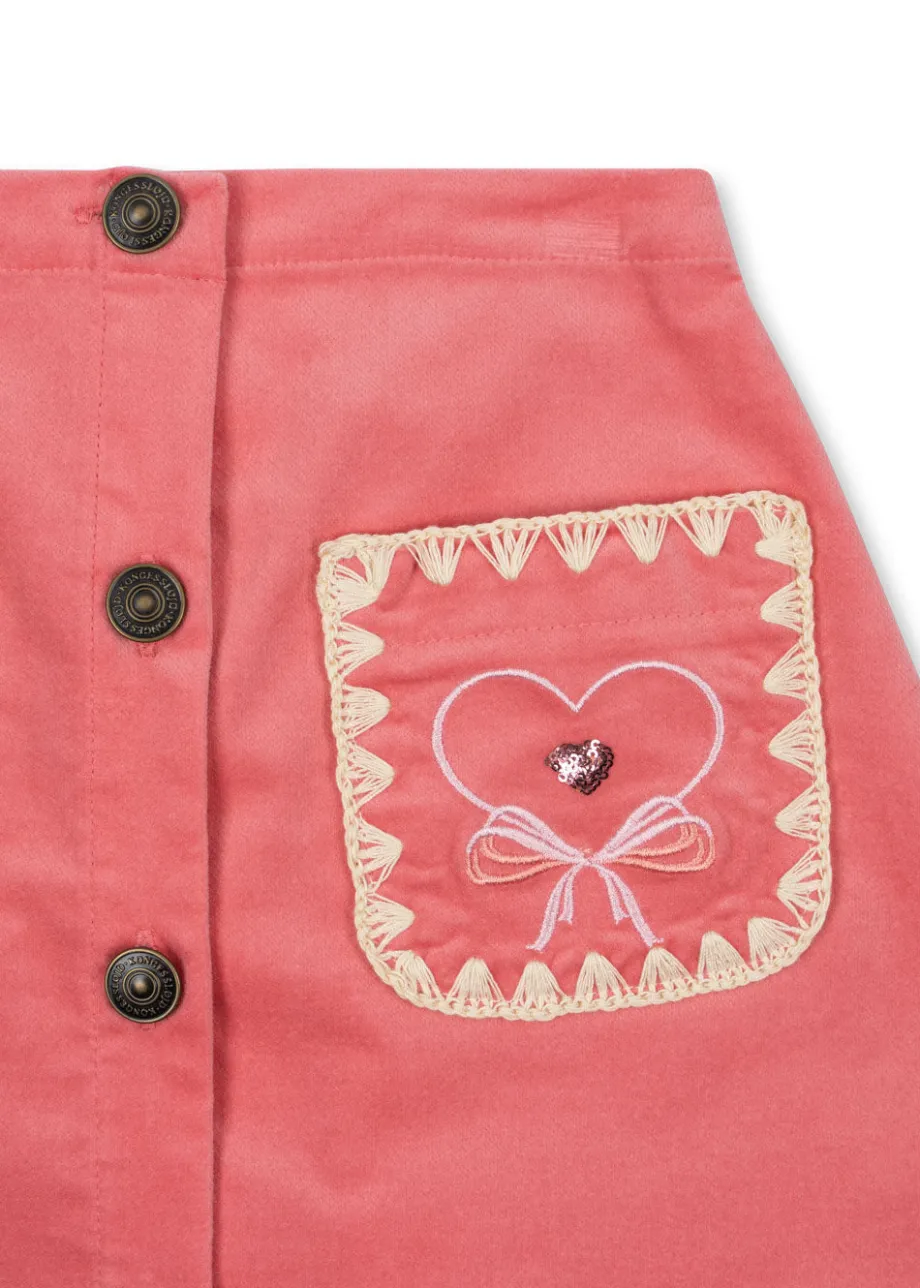 Outlet Konges Sløjd Lucky nederdel - flamingo plume flamingoplume