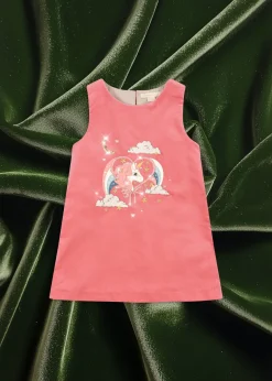 Sale Konges Sløjd Lucky spencer kjole - flamingo plume flamingoplume