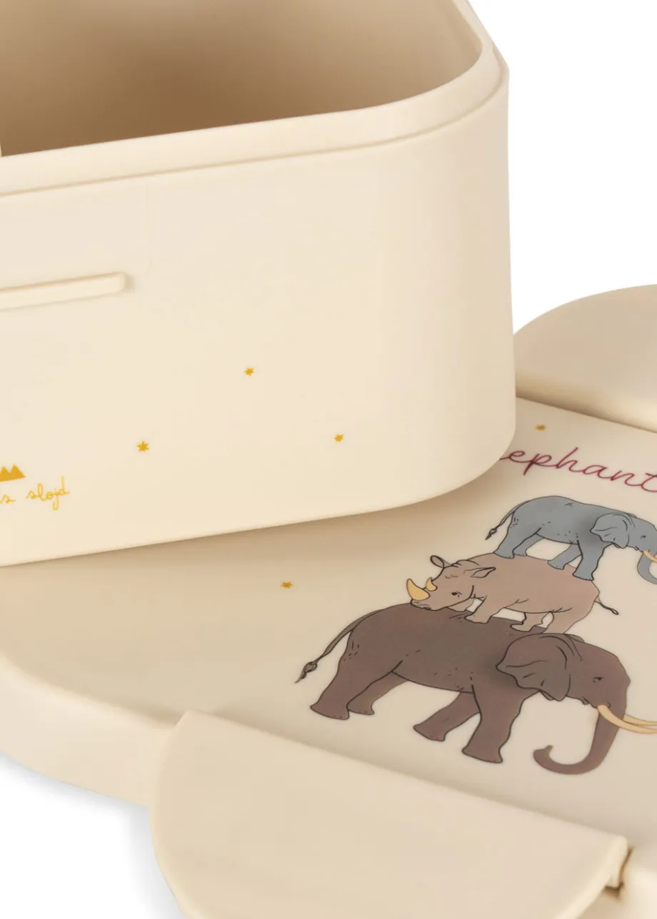 Sale Konges Sløjd madkasse - safari/elephantastic