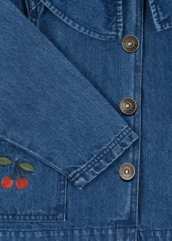 Best Konges Sløjd magot skjorte - DENIM BLUE CHERRY denimbluecherry