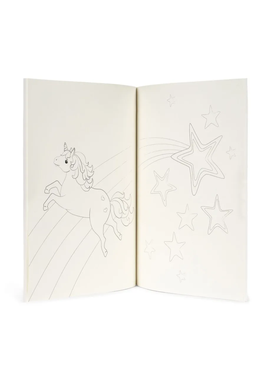 Store Konges Sløjd Malebog - unicorn