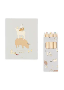 Cheap Konges Sløjd MALEBOG OG FARVEBLYANTER - farm