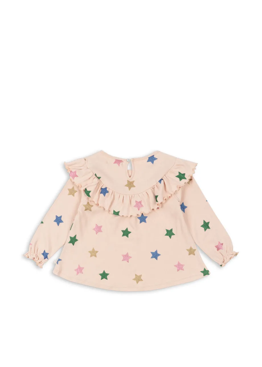 New Konges Sløjd MALLI BLUSE - STAR GLITTER starglitter
