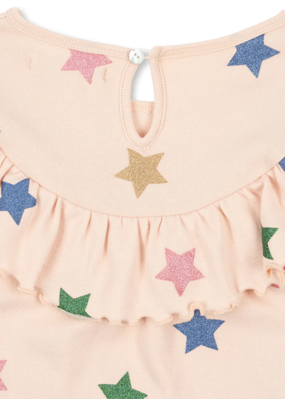 New Konges Sløjd MALLI BLUSE - STAR GLITTER starglitter