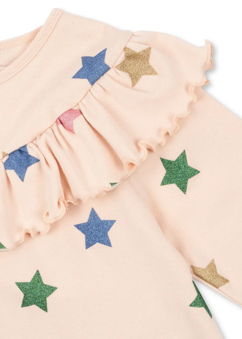 New Konges Sløjd MALLI BLUSE - STAR GLITTER starglitter