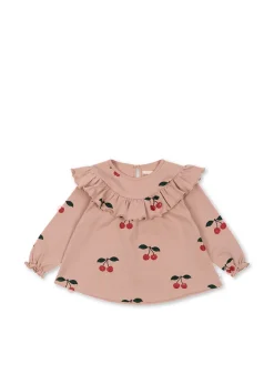 Best Sale Konges Sløjd MALLI GLIMMERBLUSE - MA GRANDE CERISE GLITTER MELLOW magrandeceriseglittermellow