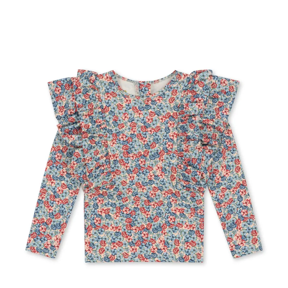 Shop Konges Sløjd manuca badebluse - ROSIE BLUE rosieblue
