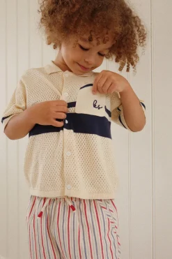 Clearance Konges Sløjd marlon shorts - ANTIQUE STRIPE antiquestripe