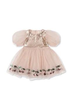 Store Konges Sløjd MEI KJOLE - GOLD BLUSH goldblush