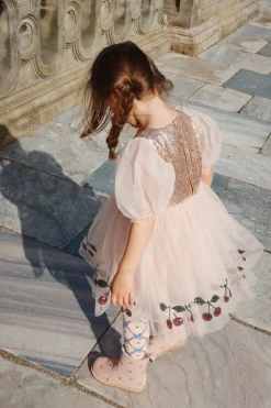 Store Konges Sløjd MEI KJOLE - GOLD BLUSH goldblush