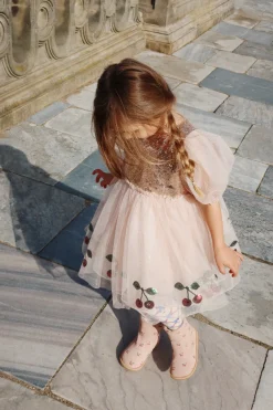 Store Konges Sløjd MEI KJOLE - GOLD BLUSH goldblush