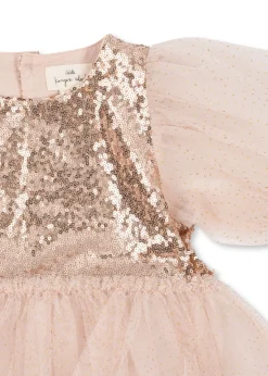 Store Konges Sløjd MEI KJOLE - GOLD BLUSH goldblush