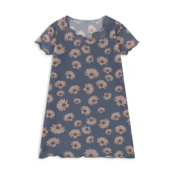 Best Konges Sløjd mel kjole - DAISY BLUE daisyblue