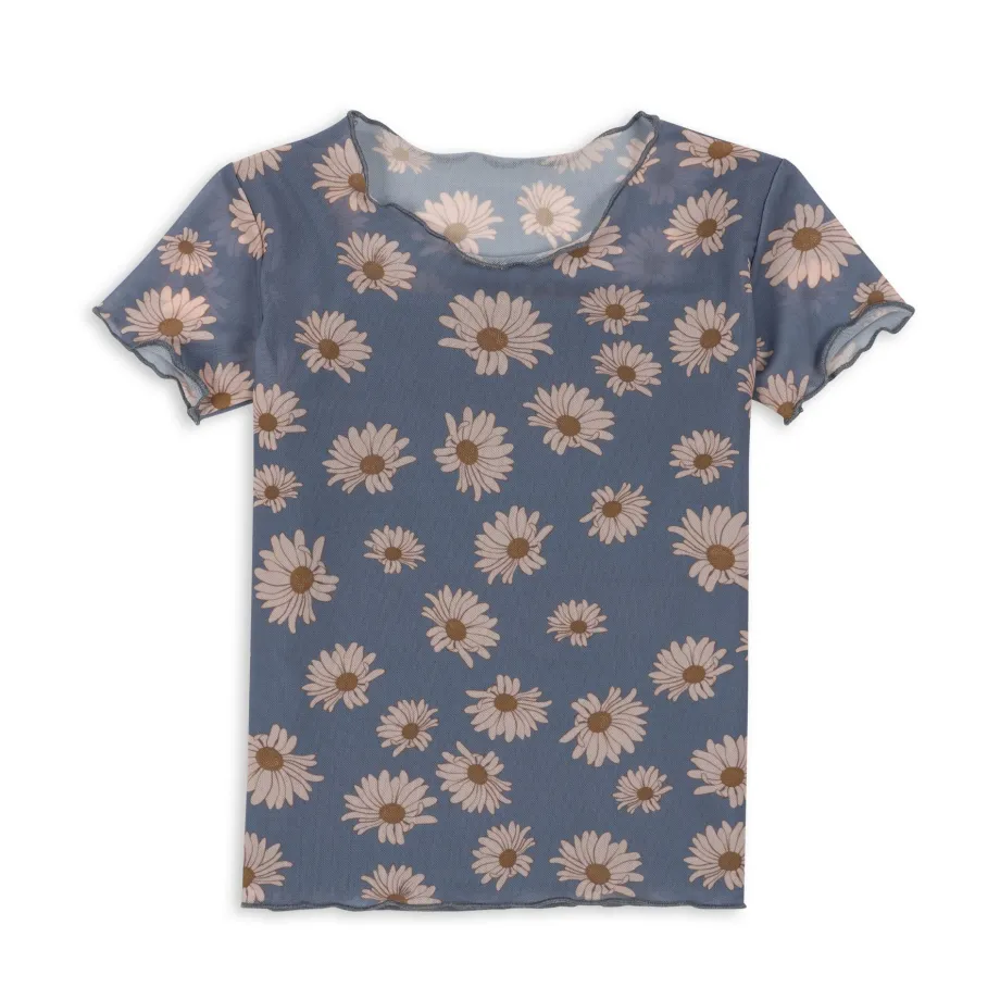Clearance Konges Sløjd mel tee - DAISY BLUE daisyblue