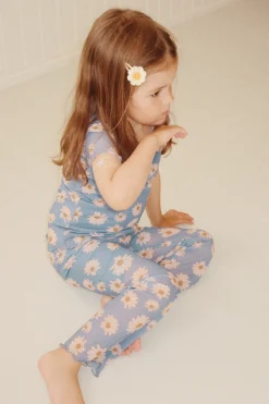 Clearance Konges Sløjd mel tee - DAISY BLUE daisyblue