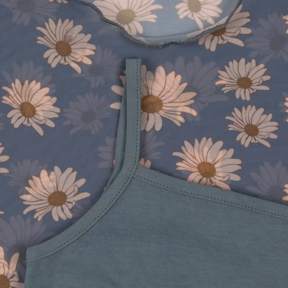 Clearance Konges Sløjd mel tee - DAISY BLUE daisyblue